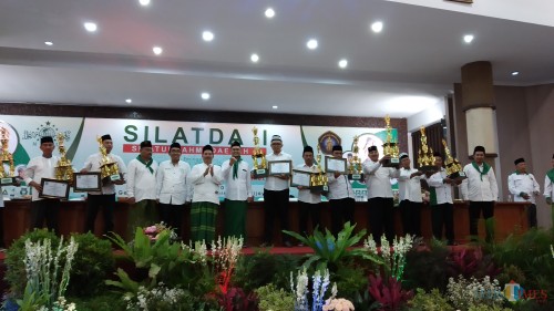 Silaturahmi Daerah (Silatda) II dalam peringatan Harlah NU ke 93 oleh PCNU Kabupaten Malang di Samantha Krida Universitas Brawijaya Malang (Pipit Anggraeni/MalangTIMES).