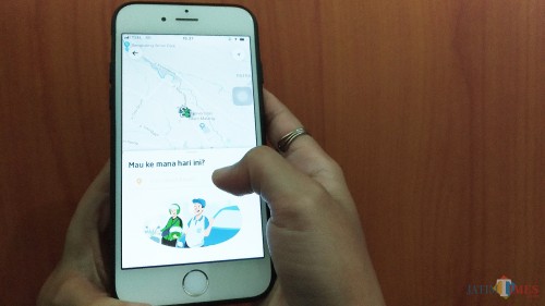 Pemanfaatan aplikasi GO-JEK (Pipit Anggraeni/MalangTIMES).