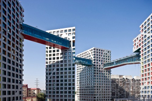 Ilustrasi skybridge yang akan dibangun (skyscraperdictionary.com)