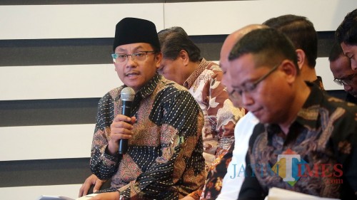 Wali Kota Malang Sutiaji saat mengikuti workshop optimalisasi manajemen yang digelar KPK RI di Jakarta. (Foto: Humas Pemkot Malang for MalangTIMES)