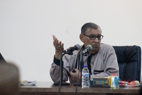 Quraish Shihab di UIN Malang. (Foto: Igoy/MalangTIMES)