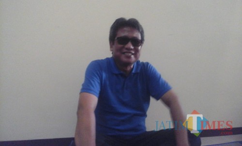 Abdul Wahab Adinegoro, kuasa hukum Zulkifli Halik saat dikantornya (Agus Salam/Jatim TIMES)