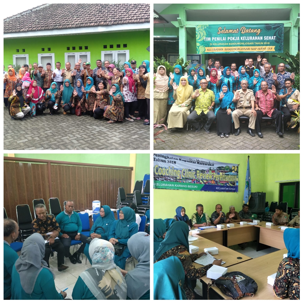 Tim juri yang melakukan penilaian dan verifikasi di beberapa kelurahan (Ist)