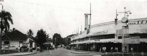 Lonceng Jam atau dikenal sebagai Stadsklok di kawasan Kayu Tangan yang akan ditetapkan sebagai Cagar Budaya (Istimewa)