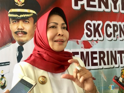 Wali Kota Batu Dewanti Rumpoko. (Foto: Irsya Richa/MalangTIMES)