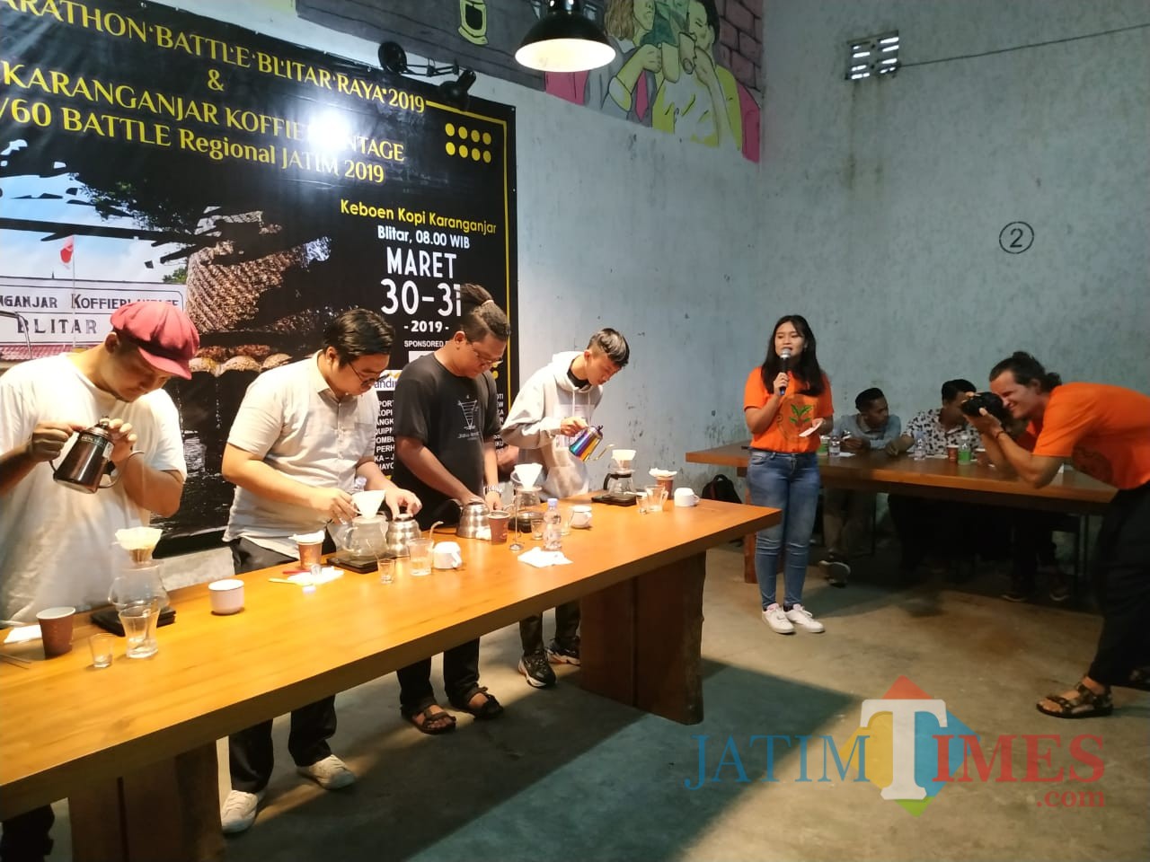 De Karanganjar Koffieplantage V60 Battle Regional Jatim sukses digelar