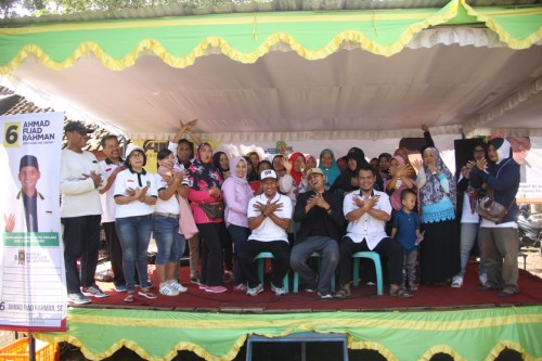 Semarak pesta rakyat di Kelurahan Tasikmadu Kota Malang bersama Caleg DPRD Kota Malang asal PKS nomor urut 6, Ahmad Fuad Rahman, S.E (Istimewa).
