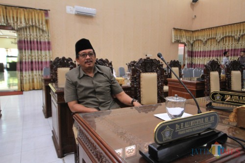 Ali Mukhtar, ketua Tim Kemenangan Daerah (TKD) Jokowi-Ma'ruf. (Agus Salam/Jatim TIMES)