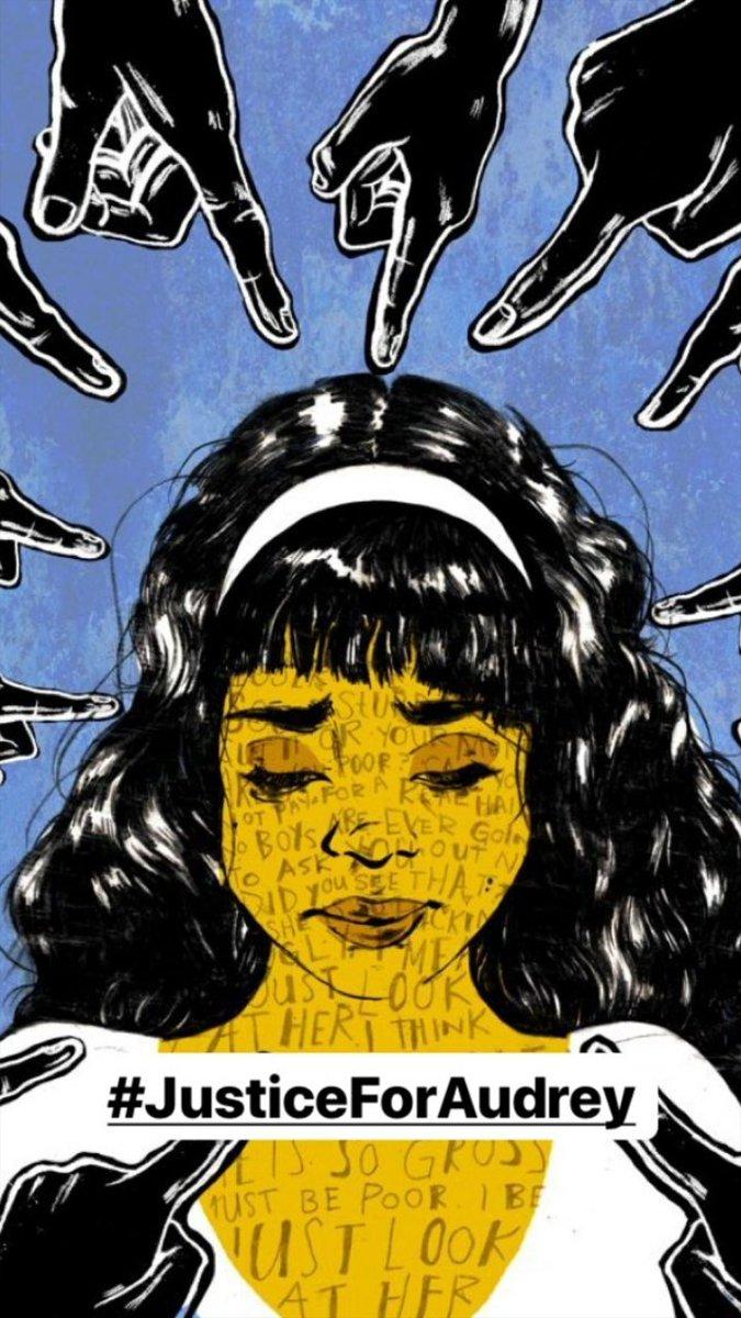 Tagar- #JusticeForAudrey menjadi trending topik, warganet semakin geram kelakuan pelaku penganiayaan (Ist)