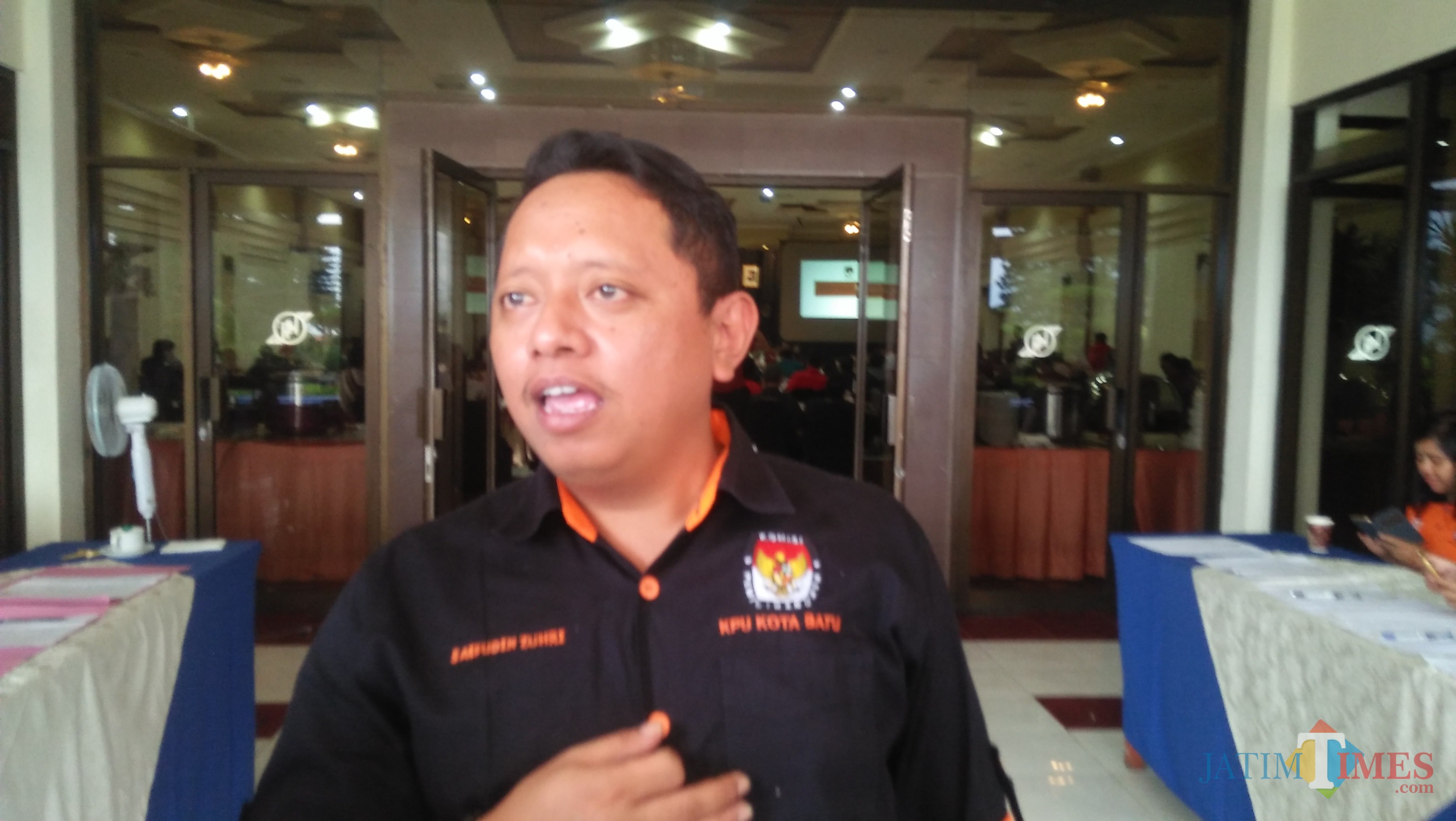Ketua KPU Kota Batu, Saifudin Zuhri (Luqmanul Hakim/Malang Times)