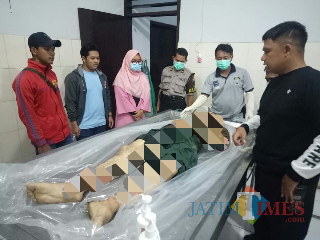 Kondisi korban Lukman saat di RSUD dr Iskak Tulungagung. / Foto : Dokpol / Tulungagung TIMES