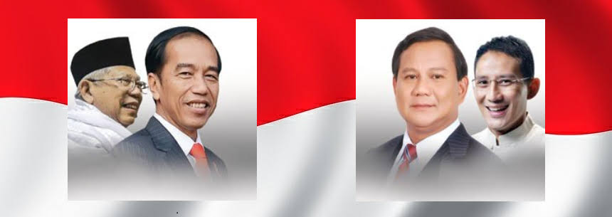 Paslon capres cawapres 01 dan 02. (Istimewa).
