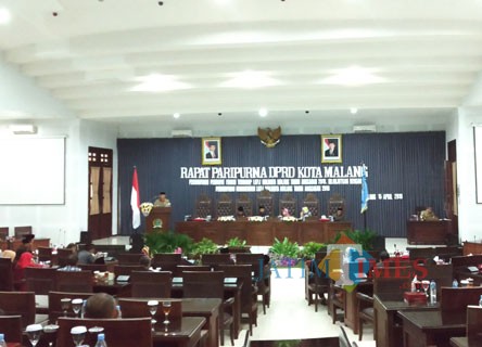 Sidang Paripurna Kota Malang (Pipit Anggraeni/MalangTIMES).
