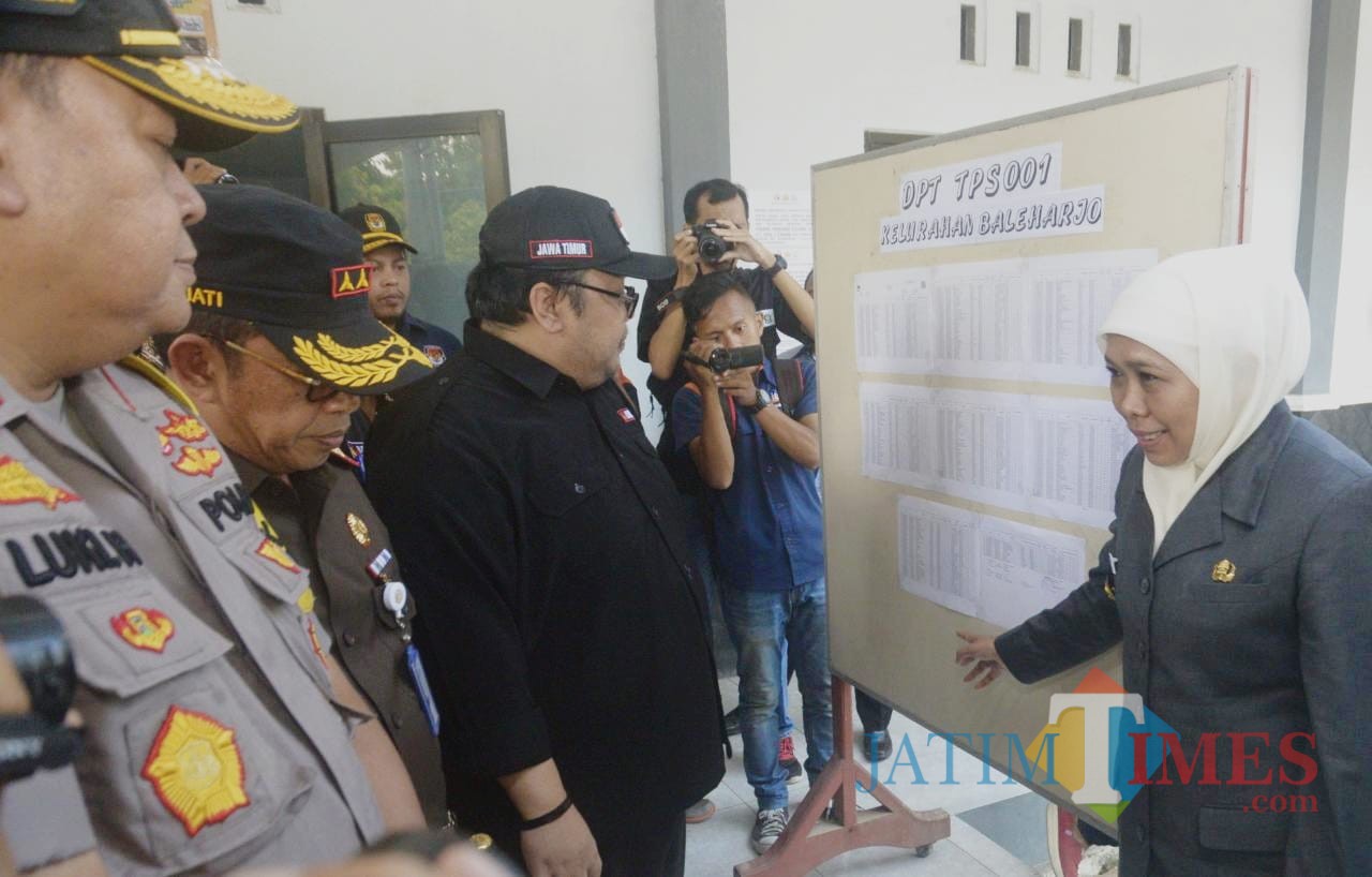 Gubernur Jatim Khofifah ketika di Pacitan