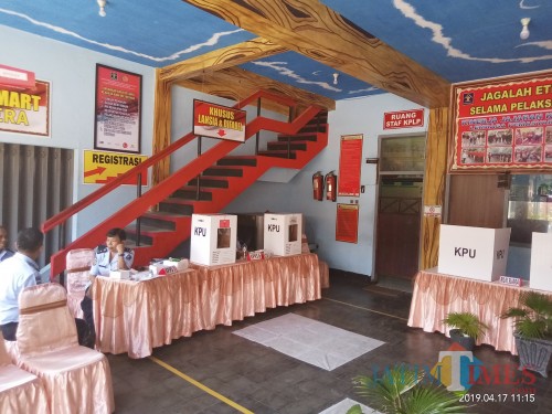 TPS di Lapas Lowokwaru (Anggara Sudiongko/MalangTIMES)