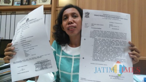 Kepala Dinas Pengelolaan Bangunan dan Tanah Kota Surabaya Maria Theresia Ekawati Rahayu