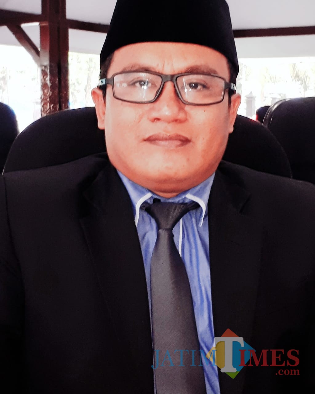 H. Idris Marzuqi S.Pd, Bendahara DPC Partai Demokrat Lumajang (Foto : Moch. R. Abdul Fatah / Jatim TIMES)