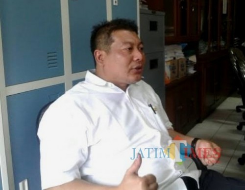 Didik Gatot Subroto caleg PDI-Perjuangan yang juga sebagai Ketua Komisi I DPRD Kabupaten Malang (foto: Nana/MalangTIMES)