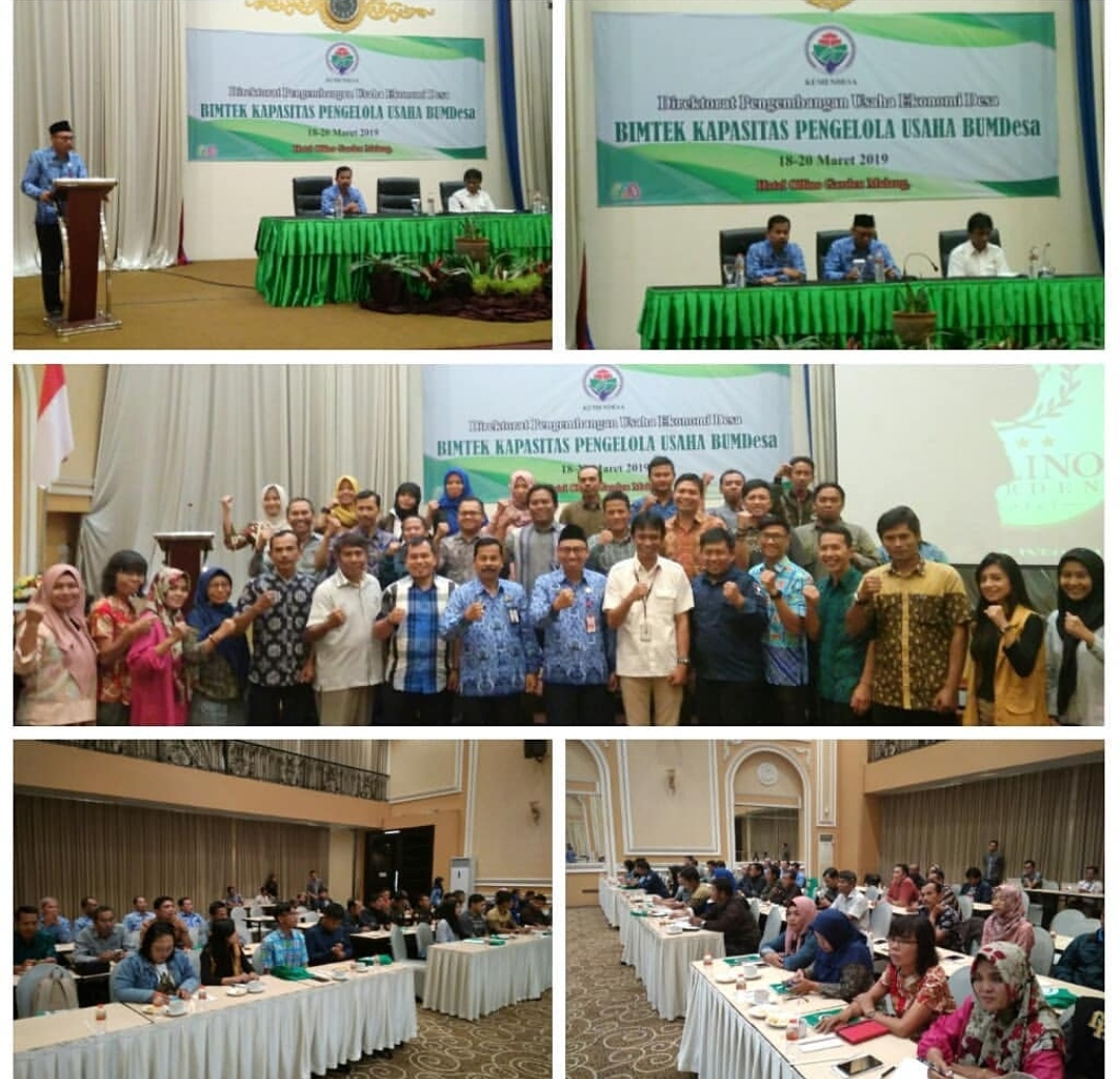 Kolase kegiatan penguatan pengurus BUMDesa oleh DPMD Kabupaten Malang (DPMD Kabupaten Malang)