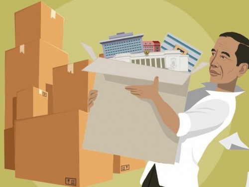 Ilustrasi wacana pindah ibu kota Indonesia (detik News)