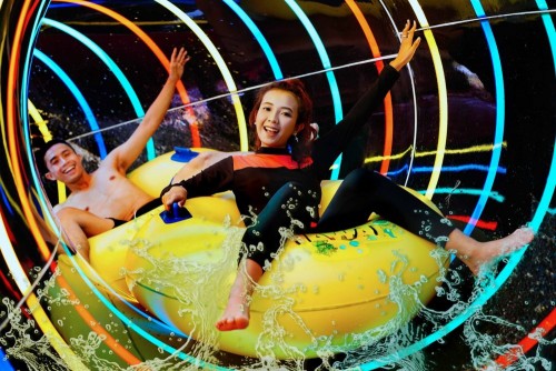 Salah satu wahana di Hawaii Waterpark Malang. (Foto: Hawaii Waterpark)