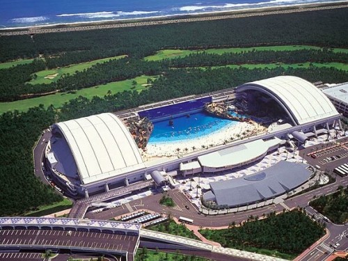 Seagaia Ocean Dome, Jepang. (Foto istimewa)