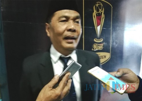 Romdhoni Kepala DPUBM Kabupaten Malang menyatakan siap kerja keras mengawal program hibah jalan daerah (Nana)