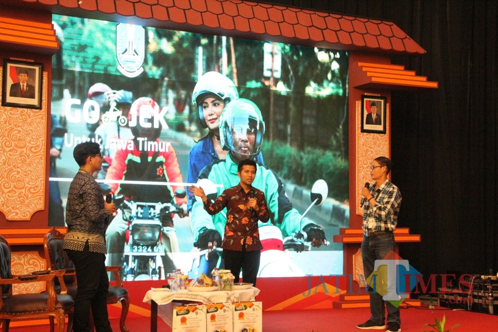 Wagub Emil saat Talkshow "Smart Digital Marketing East Java