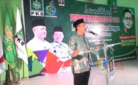 Suasana saat pendaftaran bacaleg PKB di Pemilu 2019 lalu. Dimana PKB ternyata meraih 12 kursi parlemen dan bersiap usung calon bupatinya sendiri (Nana)