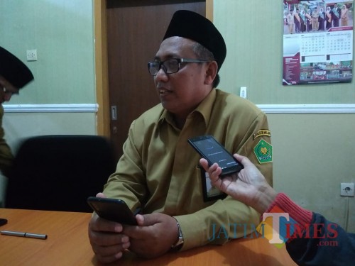 Kasi Pendidikan Agama Kementerian Agama (Kemenag) Kota Malang, Sutrisno. (Imarotul Izzah/MalangTIMES)