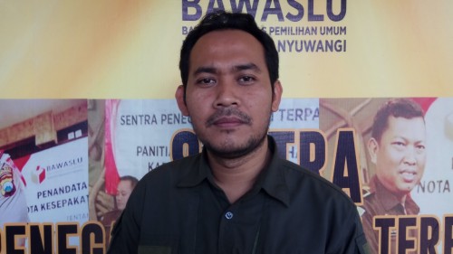 Koordinator Divisi Penindakan Pelanggaran Bawaslu Banyuwangi Anang Lukman.