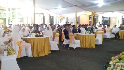 suasana acara buka puasa bersama di Mapolres Jember (foto : Moh. Ali Makrus / Jatim TIMES)