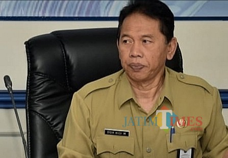 Sekda Kabupaten Malang Didik Budi Muljono menyampaikan THR cair tanggal 27 Mei 2019 mendatang (Nana)