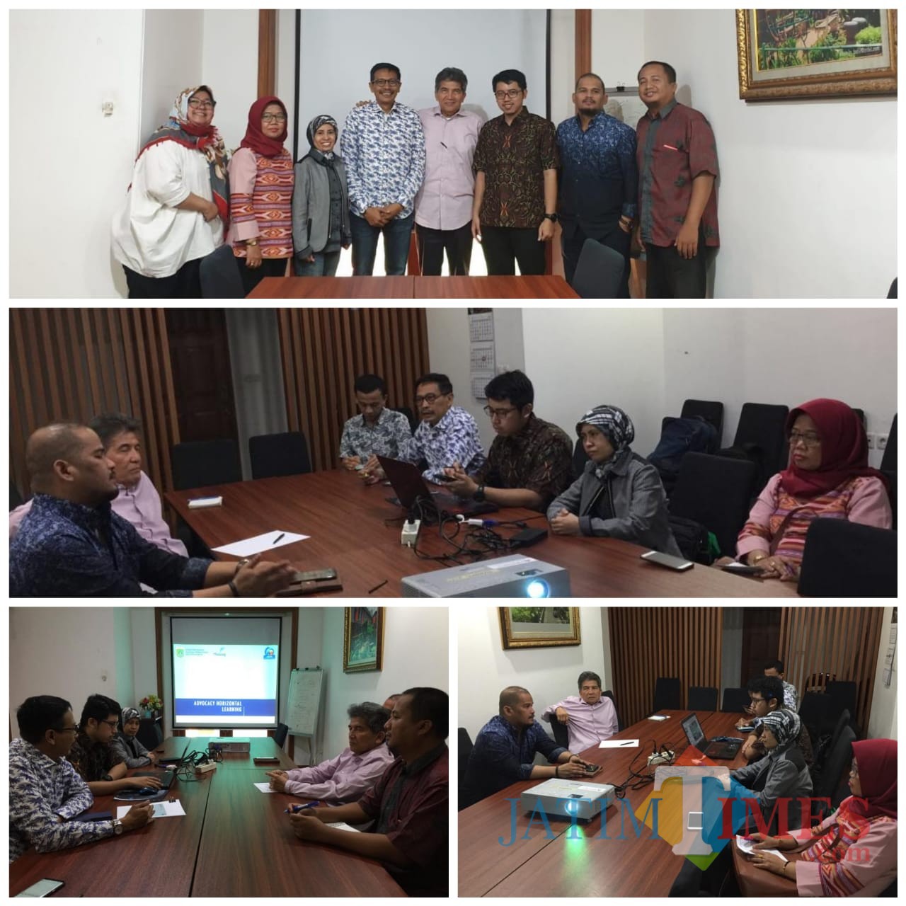 Kolase presentasi persiapan menjadi tuan rumah AKKOPSI di Kabupaten Malang. (Wahyu for MalangTIMES)