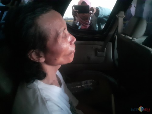 Terduga pelaku mutilasi di Pasar Besar Kota Malang, (Arifina Cahyanti Firdausi/MalangTIMES)