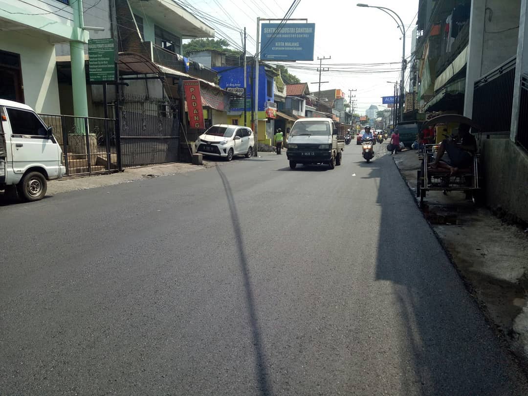 Jl. Galunggung saat usai di hotmix (istimewa)