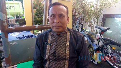 Kasi Pengelolaan dan Pemprosesan Sampah DLH Pemkab Blitar Eko Harnanto.(Foto : Aunur Rofiq/BlitarTIMES)