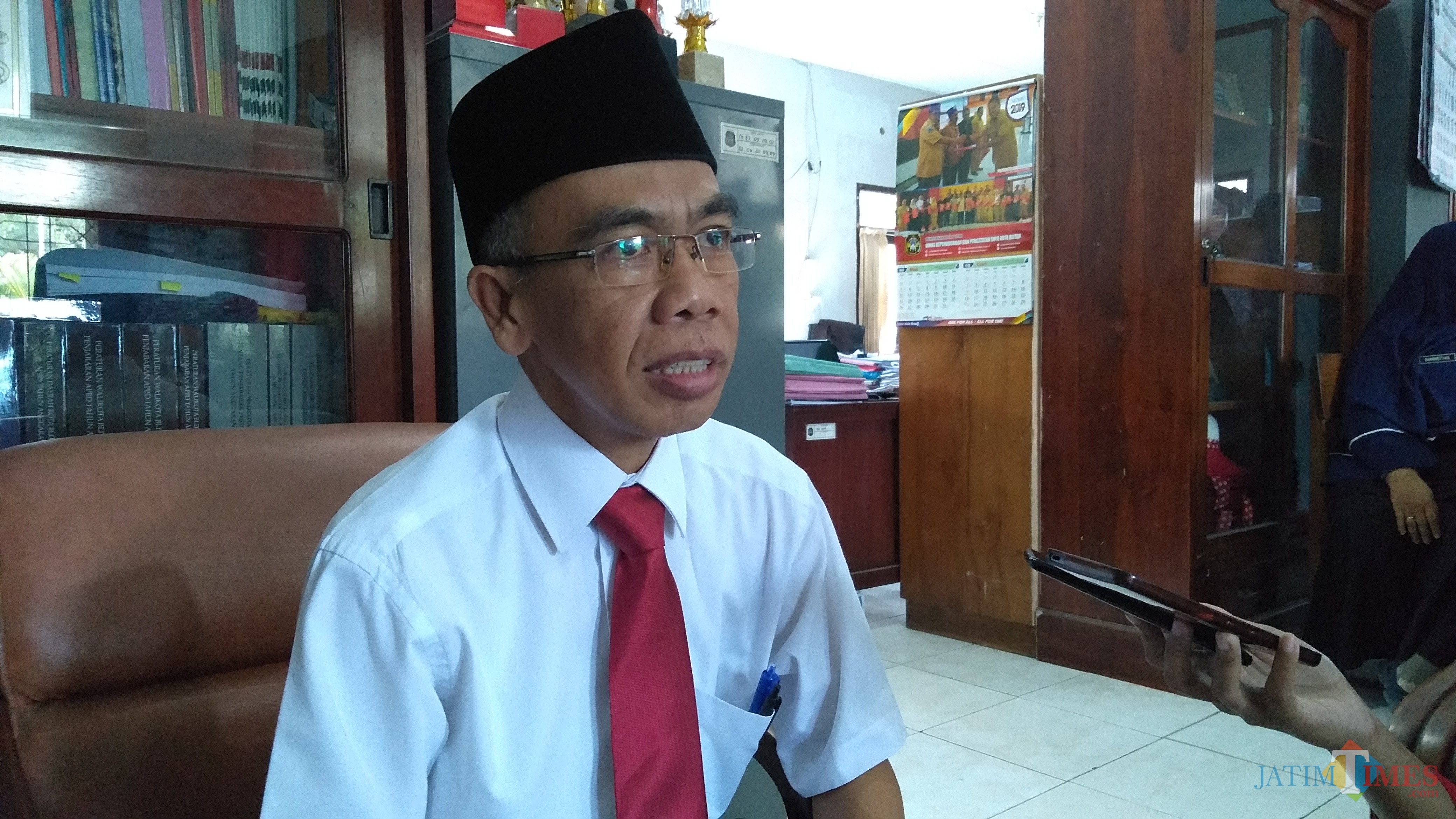 Kepala Dinkes Pemkot Blitar, M.Muchlis.(Foto : Team BlitarTIMES)