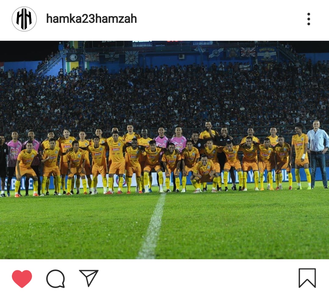 Postingan Hamka Hamzah di akun Instagram pribadinya (screenshot Instagram)