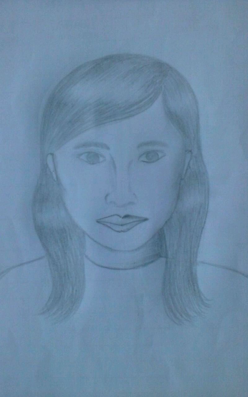 Sketsa sementara wajah korban (ist)