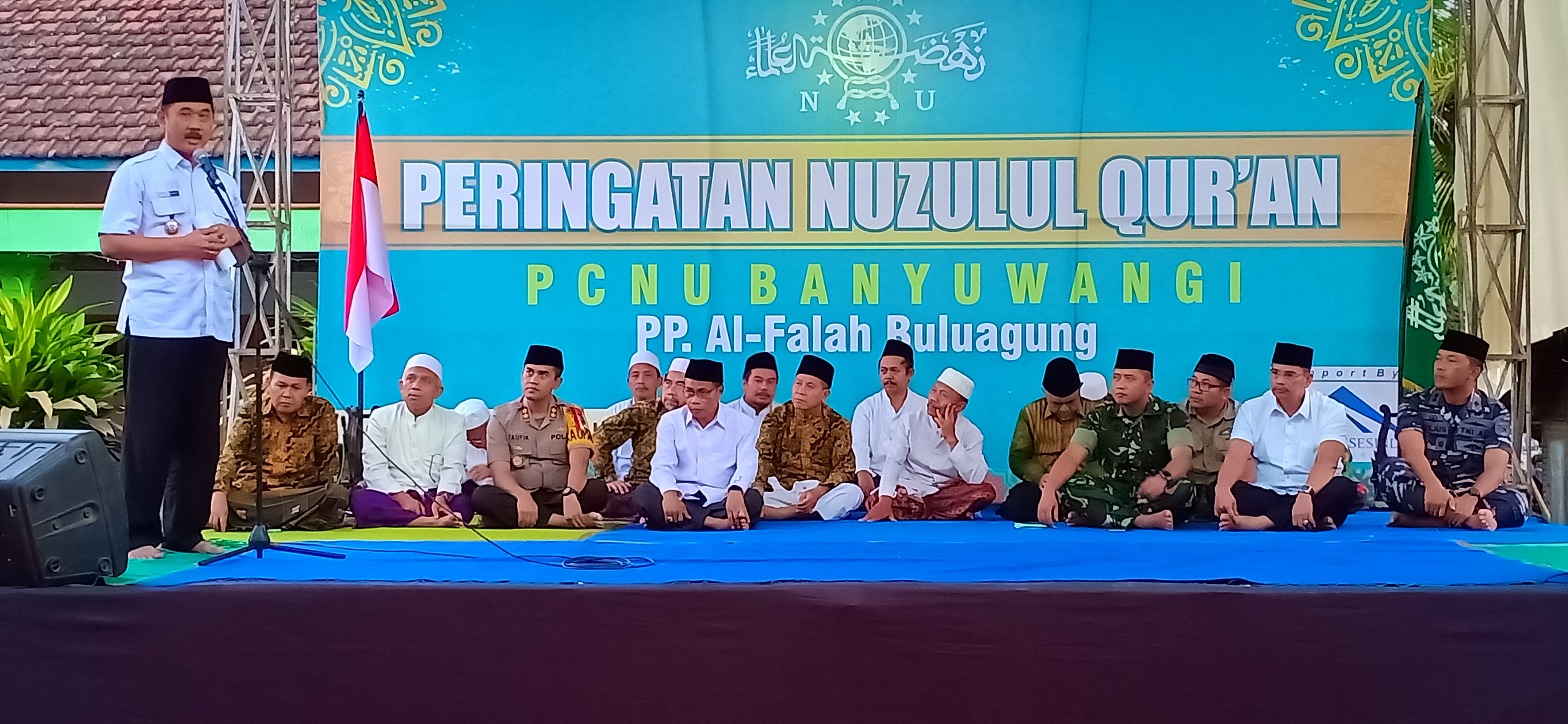 Ulama dan Umara Banyuwangi dalam acara peringatan Nuzulul Quran