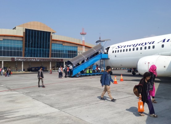 Suasana di Bandara Abd Saleh, Malang, Jawa Timur (MTVN/Aditya Mahatva Yodha)