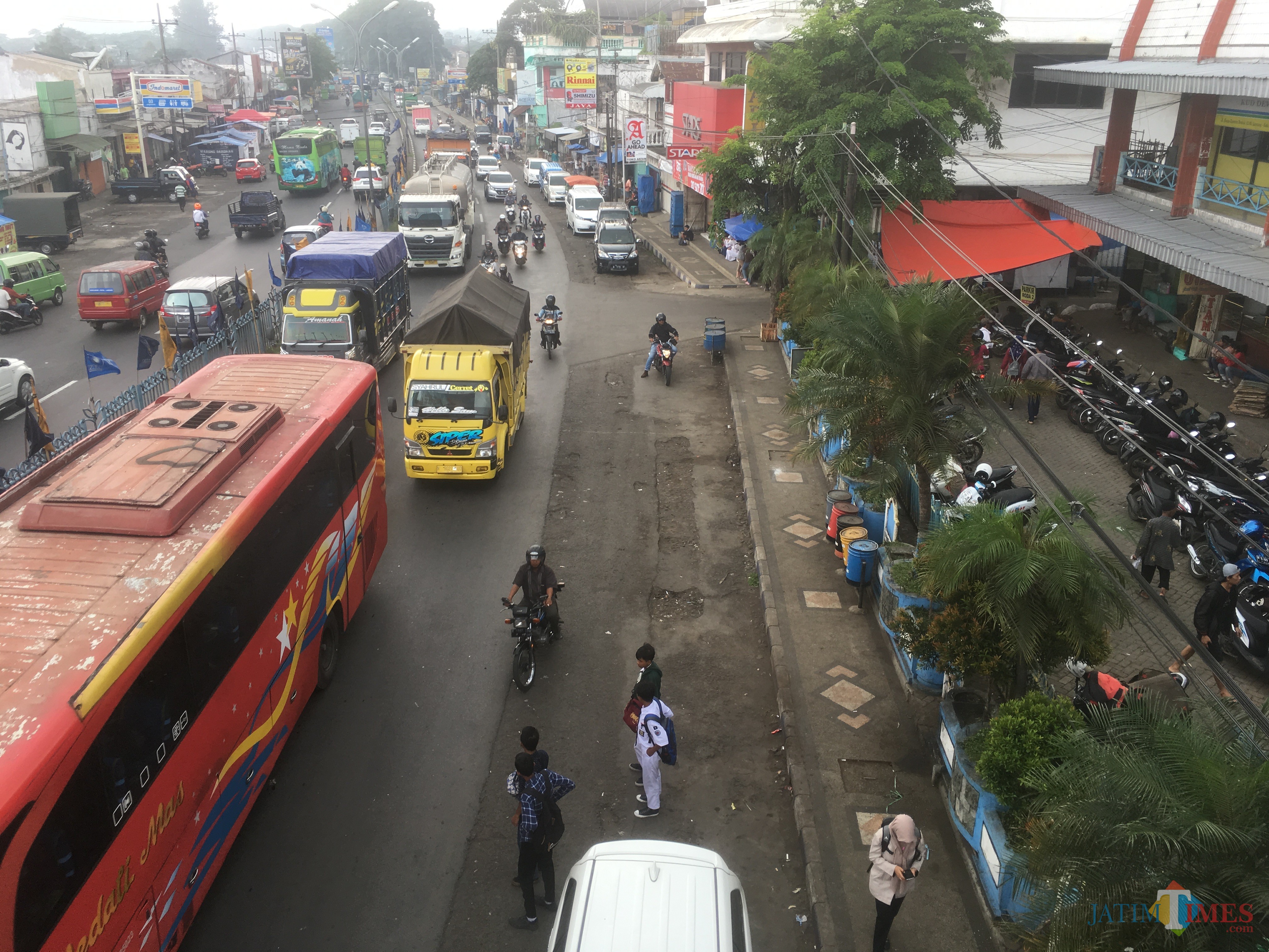 Ilustrasi kemacetan yang terjadi saat mudik lebaran, Kabupaten Malang (Foto::Ashaq Lupito / MalangTIMES)
