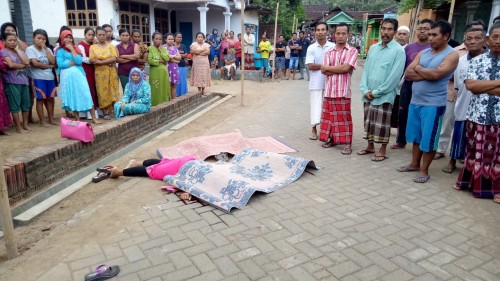 Jenazah korban sebelum dievakuasi (ist)