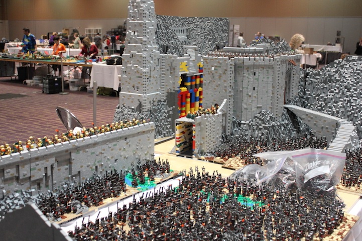 Salah satu model replika Lego The Lord Of The Rings (Foto : Istimewa)