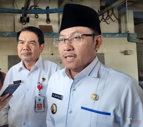 Wali Kota Malang Sutiaji (berkacamata) (Arifina Cahyanti Firdausi/MalangTIMES)