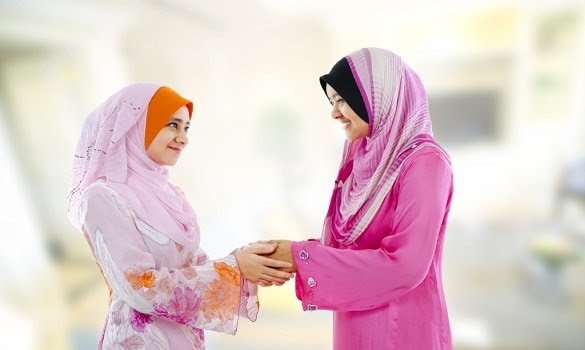 Dua perempuan yang saling memaafkan. (Foto: istimewa)