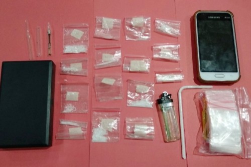Barang bukti yang diamankan petugas dari tersangka. (Foto: Istimewa)