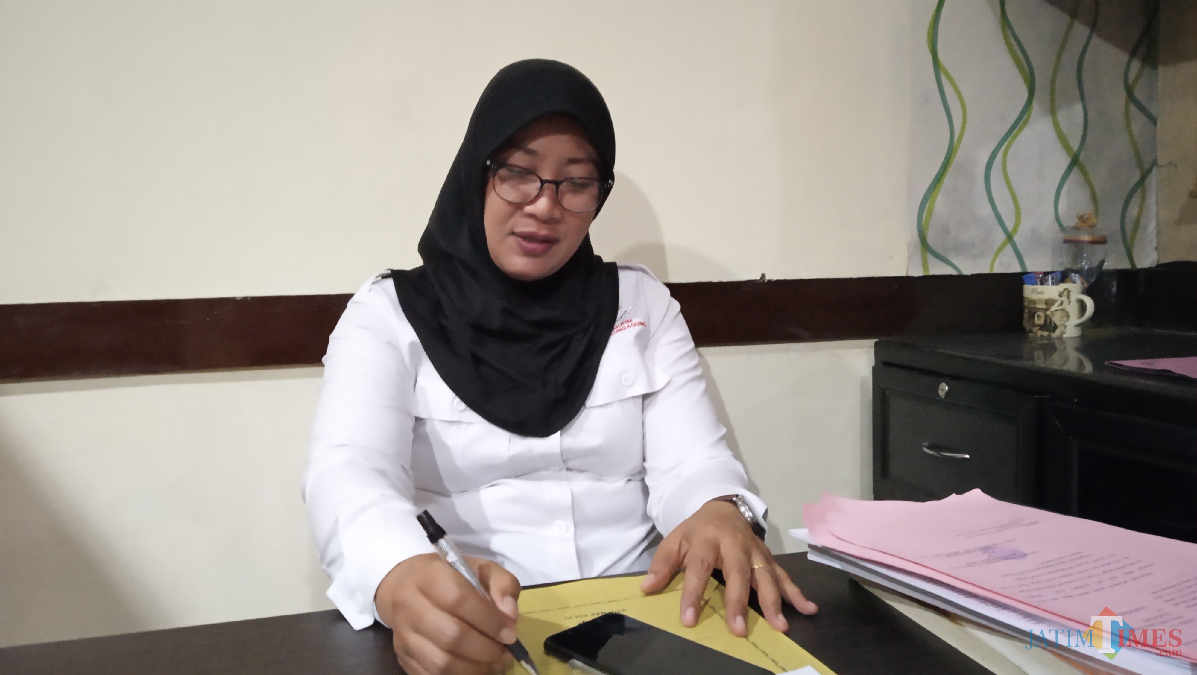 Kanit PPA Polres Tulungagung, Ipda Retno Pujiarsih (foto : Joko Pramono/Jatimtimes)