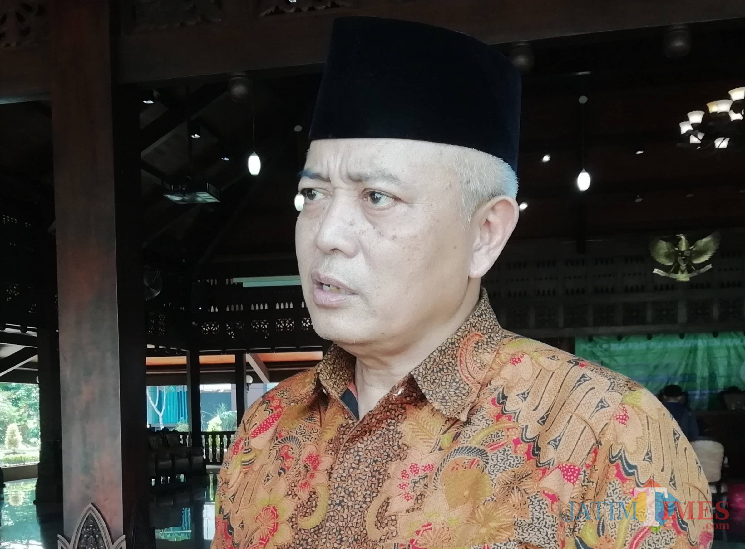 Wabup Malang Sanusi tanggapi petisi ratusan karyawan RSUD Kanjuruhan Kepanjen. (Nana)